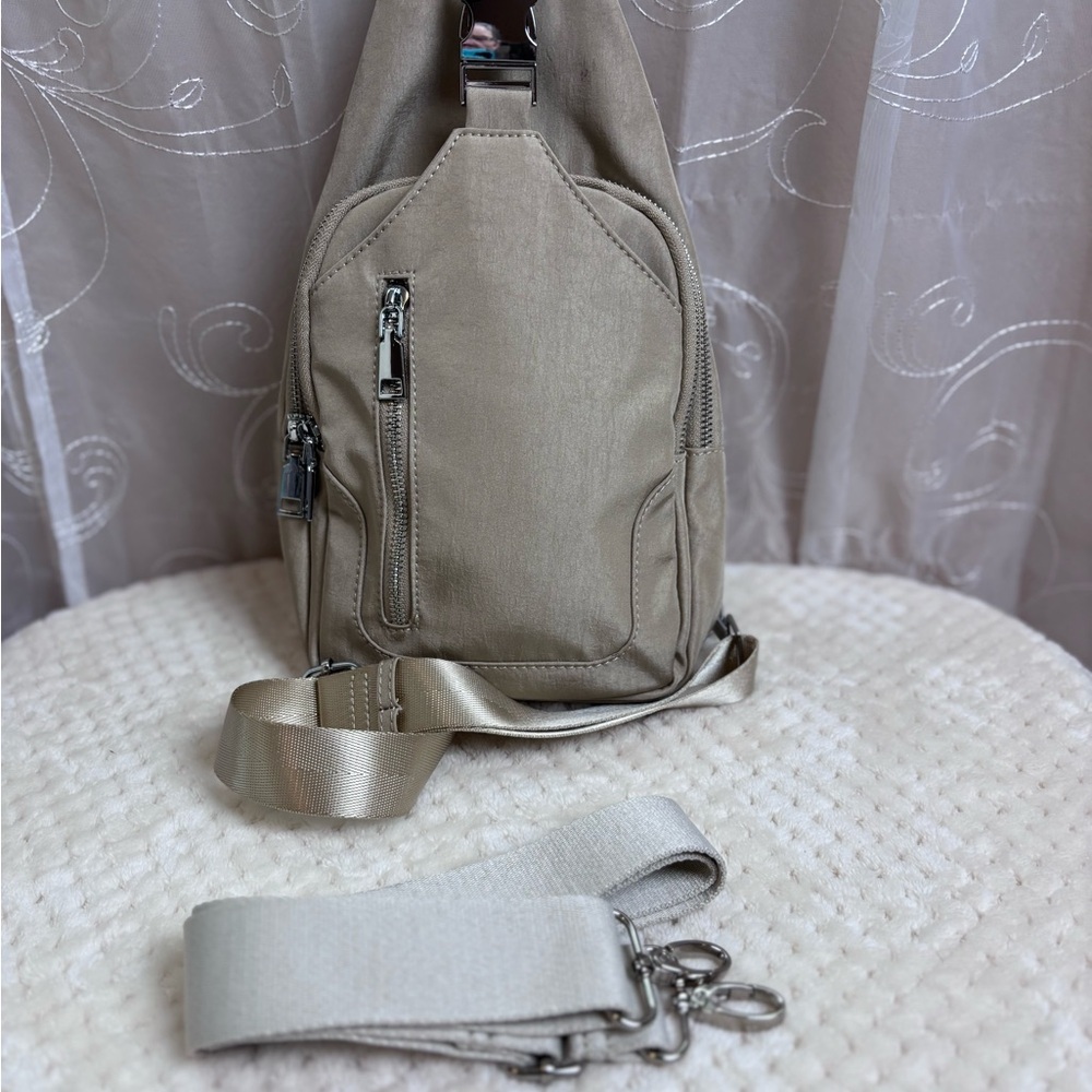 Madison West Los Angeles Nylon Sling Bag w/Adjustable Strap - Picture 2 of 16